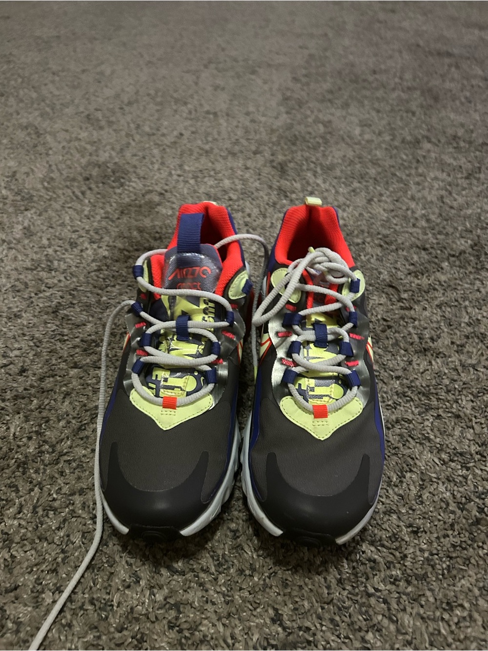 Nike Air Max 270 React - Dunk It Pack (GS) Girls size 4.5
